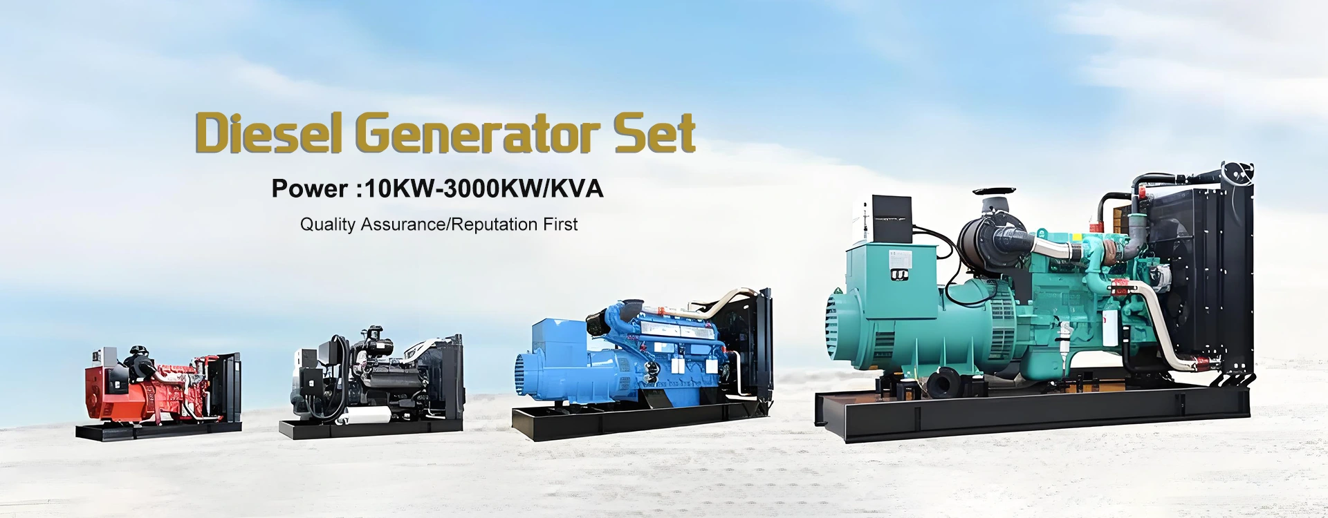 Große Dieselgenerator Set Factory