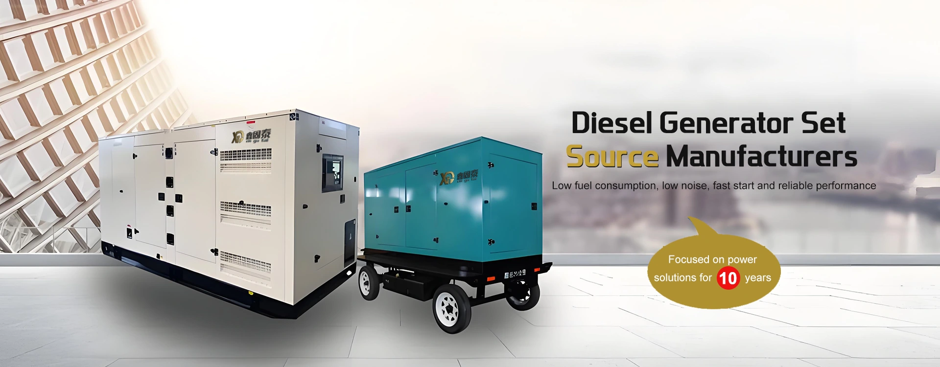 Dieselgenerator legt den Lieferanten fest